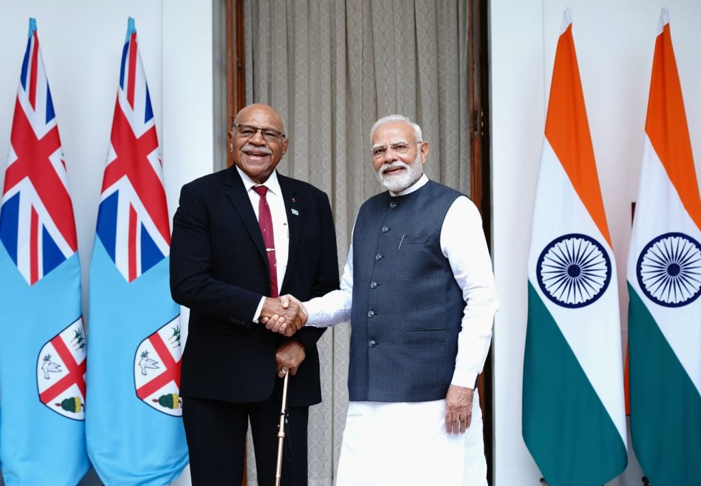 Fiji’s PM is in Delhi