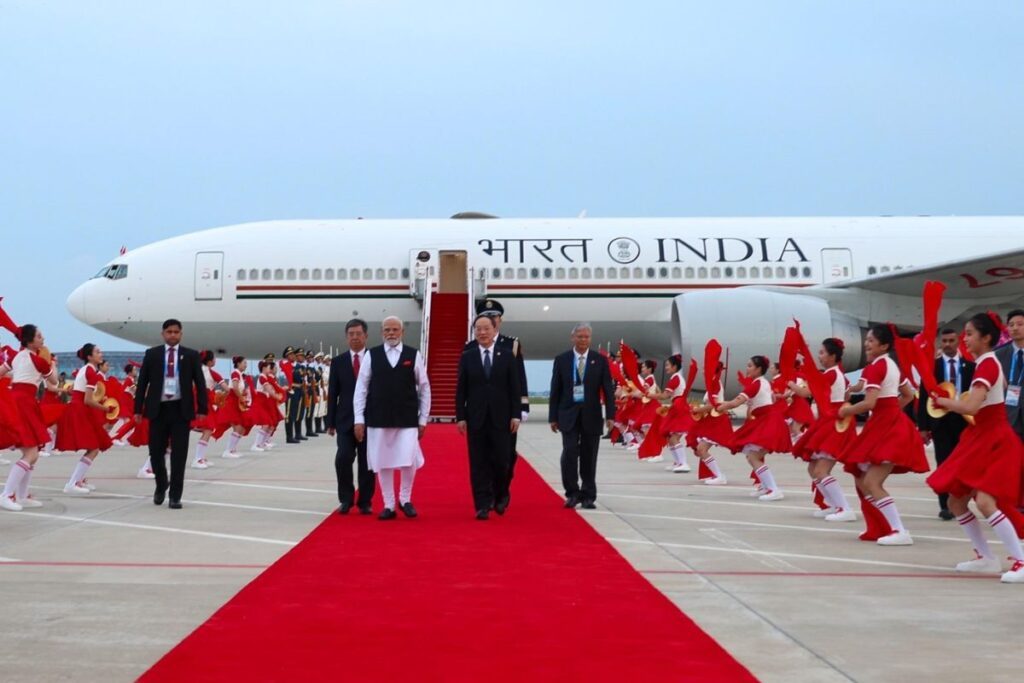 Modi lands in China after 7 years