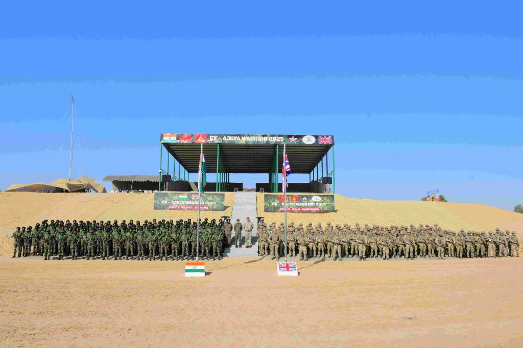 Joint India-UK wargames ‘Ajeya Warrior’ begins in Thar