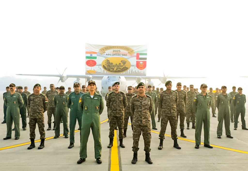 Exercise Desert Cyclone-II, a joint India-UAE military war games