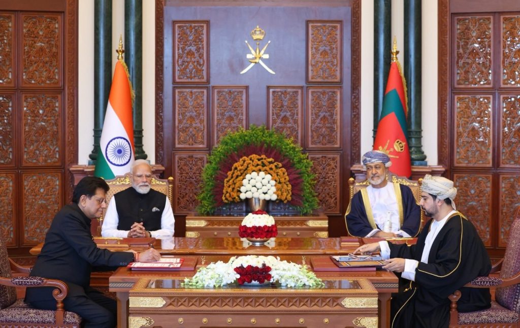 Modi gets Oman sign FTA agreement