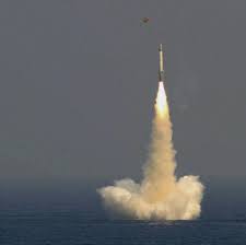 India test K4 ballistic missile fired from submarine