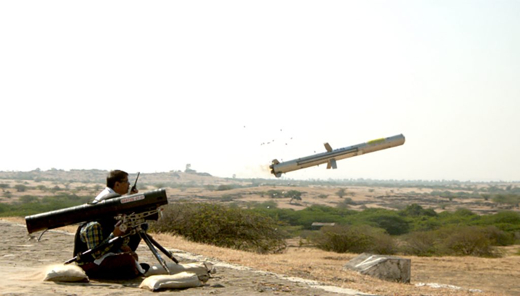India develops third-gen man-portable anti-tank missile