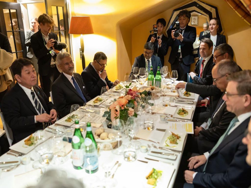 Jaishankar holds talks with G4 foreign ministers