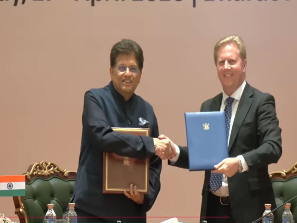 Free Trade Agreement signed between Indian and New Zealand