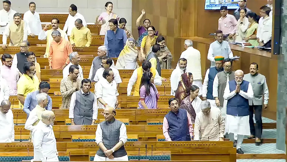 NDA suffers defeat in Lok Sabha on De-limitation and Women Reservation Bills