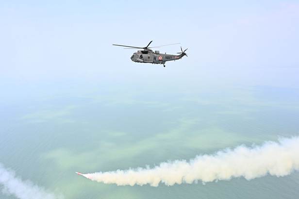 Indian Navy tests anti-ship from attack helicopter