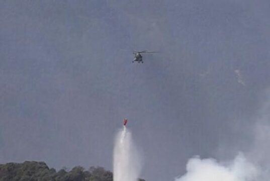 IAF fights forest fires in Kasauli https://newsgate.in/